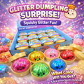 Glitter Dumpling Squishy: Stress Relief Fidget Toy (5cm)