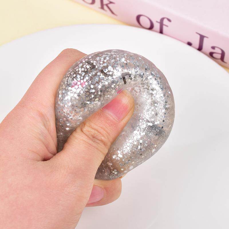 Glitter Dumpling Squishy: Stress Relief Fidget Toy (5cm)