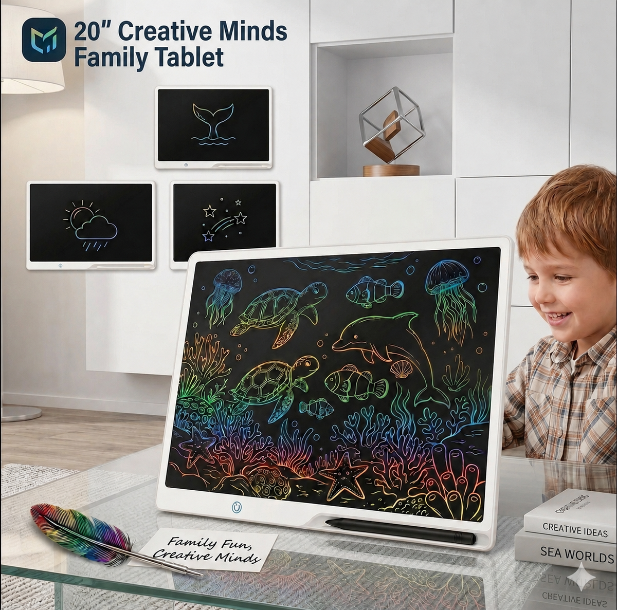 20" Rechargeable LCD Writing Tablet