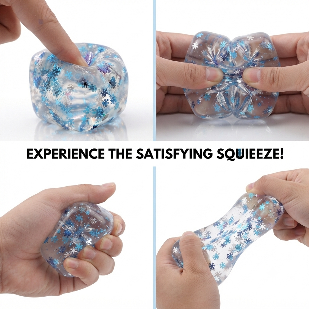 Snowflake Stress Cube