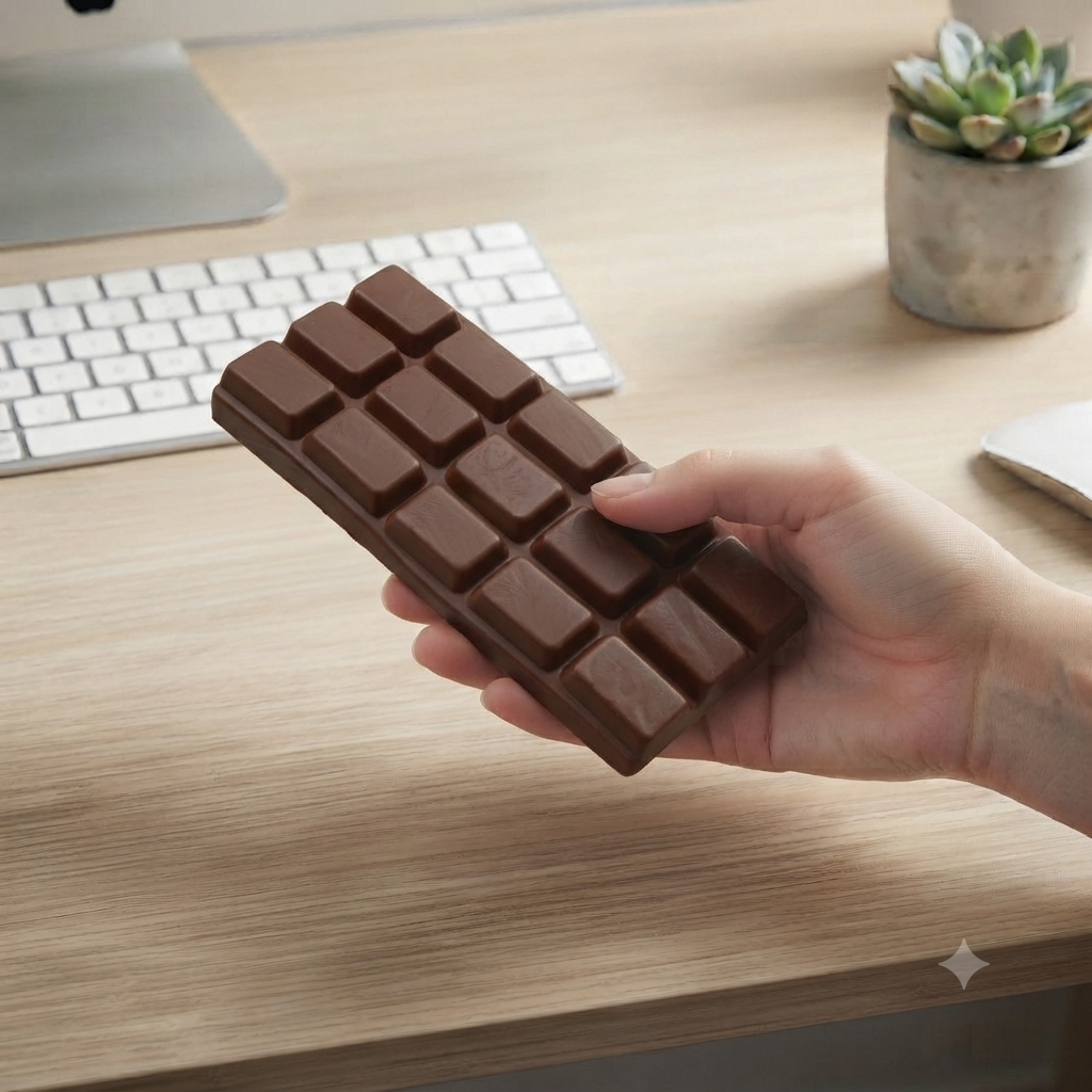 Realistic Chocolate Bar Squishy