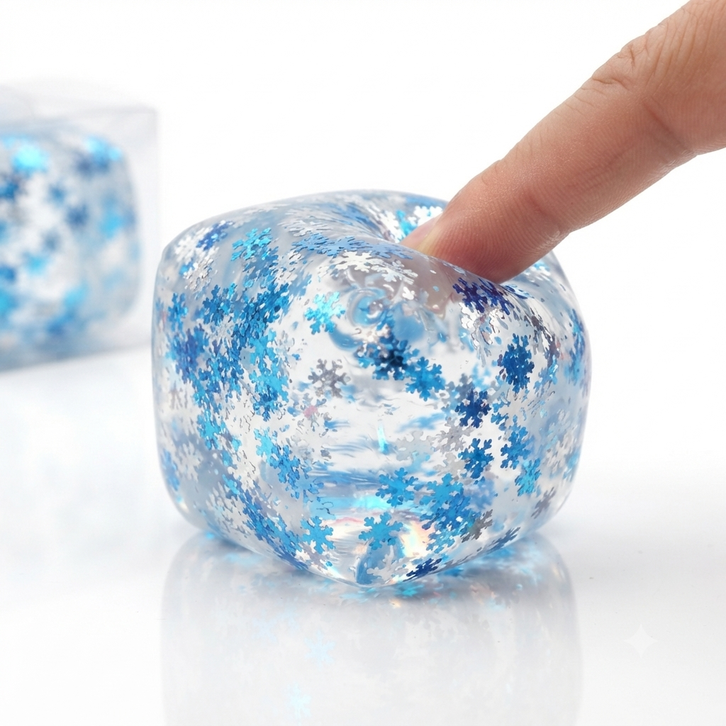 Snowflake Stress Cube