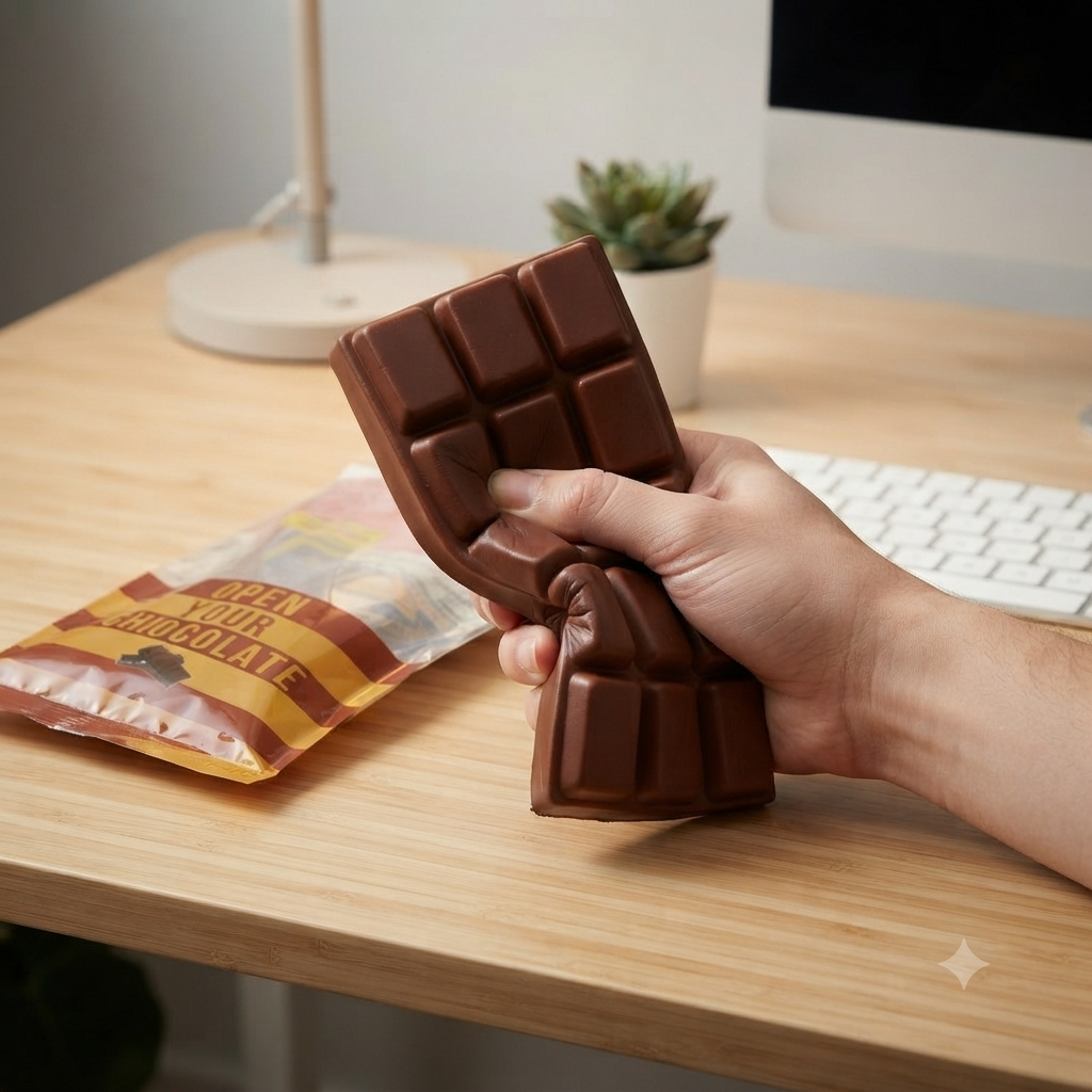 Realistic Chocolate Bar Squishy