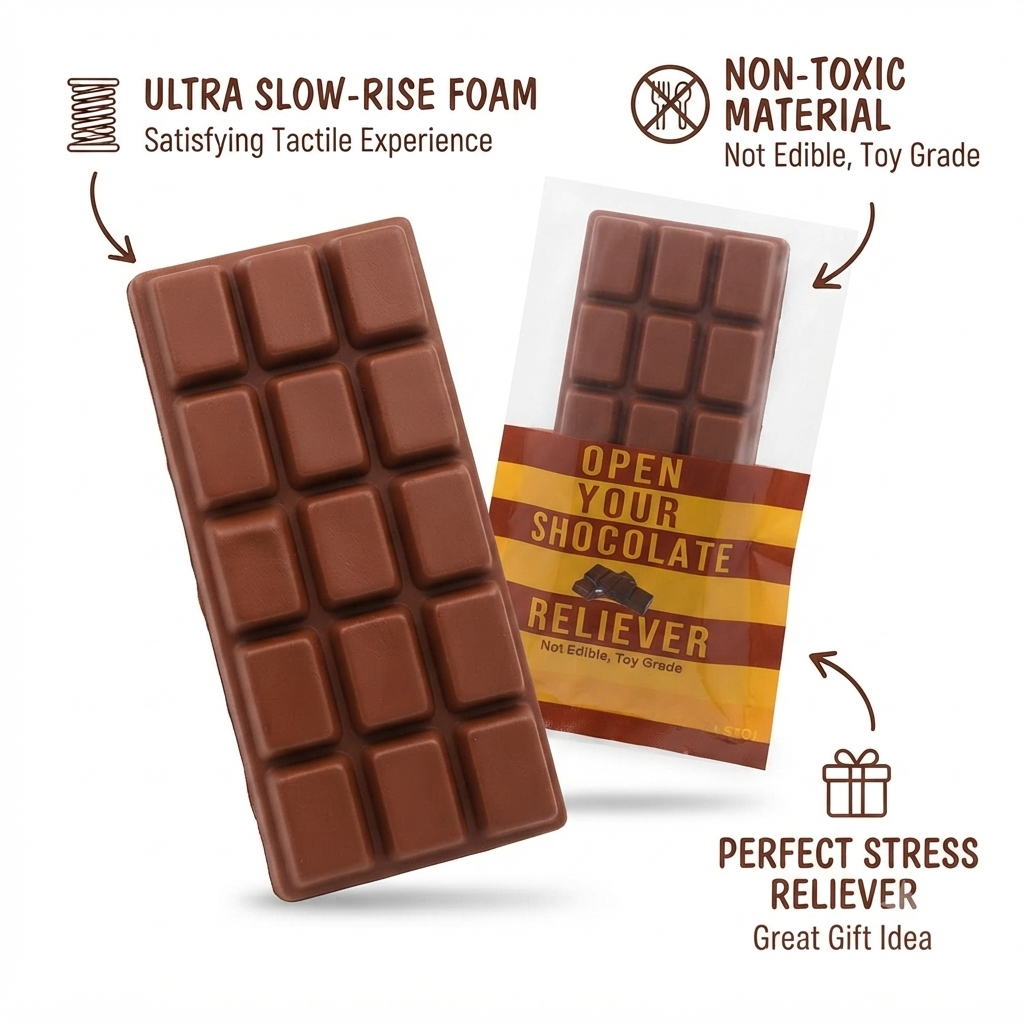 Realistic Chocolate Bar Squishy