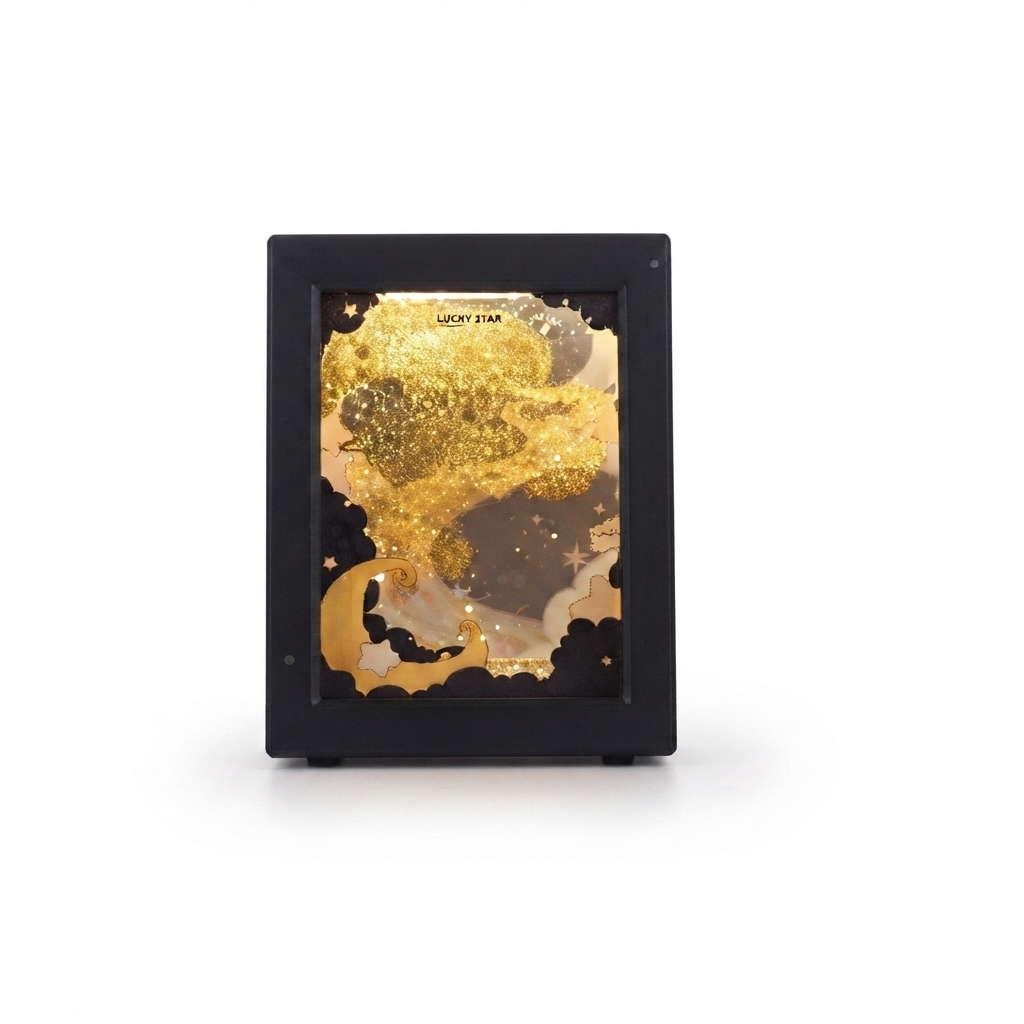Custom Flowing Sand Photo Frame Night Light | DIY Memory LED Lamp