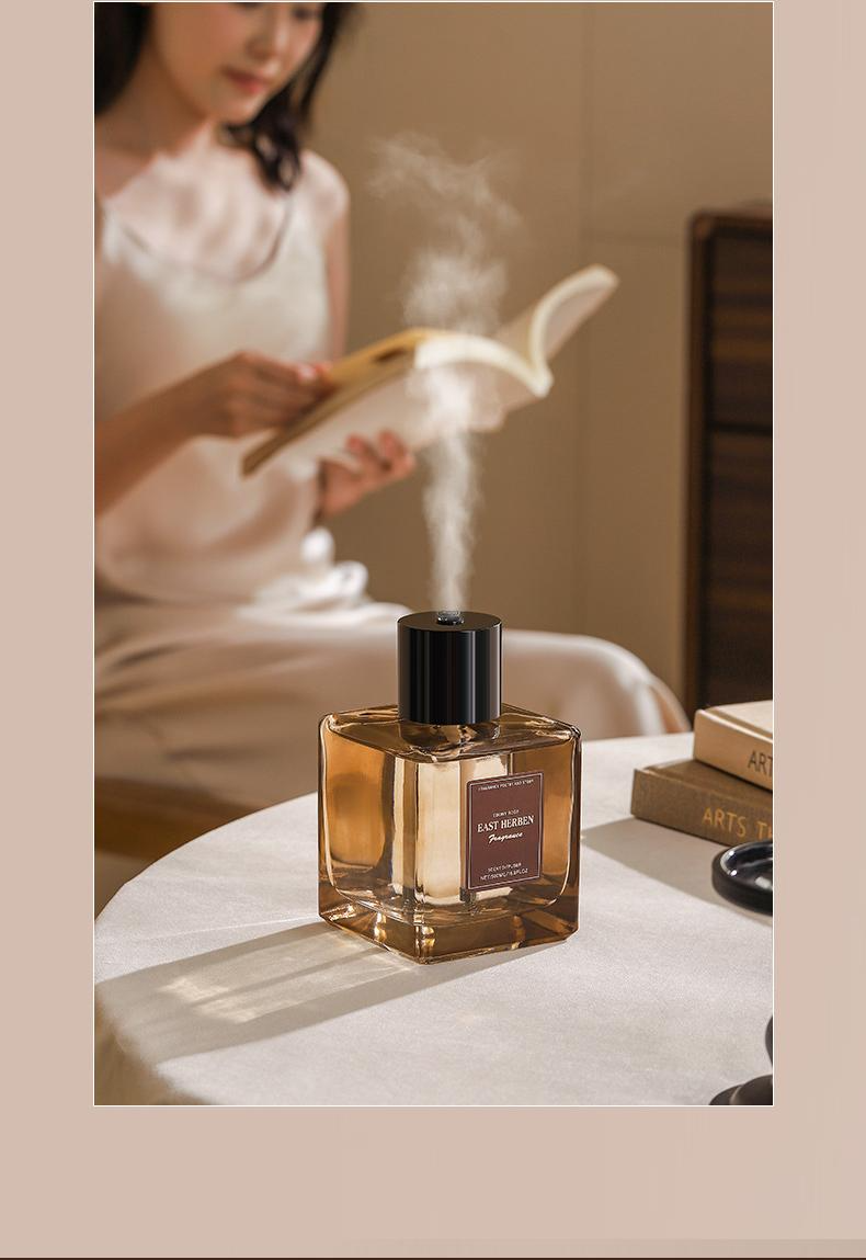 EASTHERBEN Ebony Rose Flameless Aroma Diffuser Spray - Luxury Home Fragrance 500ml