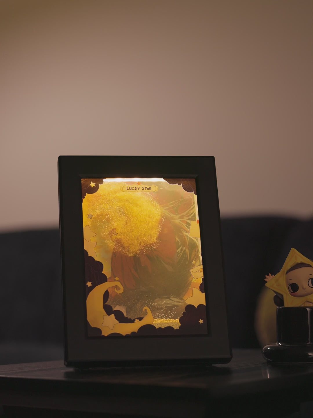 Custom Flowing Sand Photo Frame Night Light | DIY Memory LED Lamp